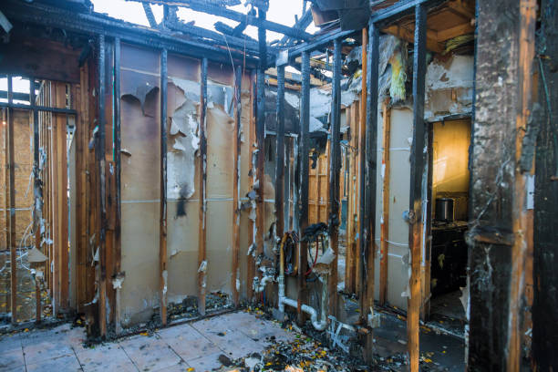 Professional Soot Cleanup technician working in Rossville, GA